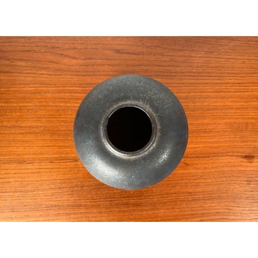 Mid-Century Modern Mid-Century German Studio Pottery Minimalist Vase by Gisela Meyer Kaufmann For Sale