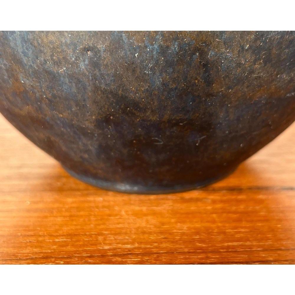 Ceramic Mid-Century German Studio Pottery Minimalist Vase by Gisela Meyer Kaufmann For Sale
