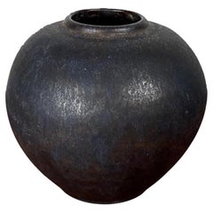 Jarrón minimalista de Studio Pottery alemán de mediados de siglo de Gisela Meyer Kaufmann