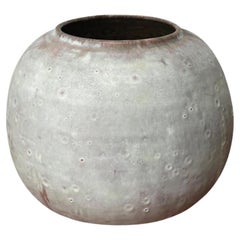 Minimalistische deutsche Studio-Keramik-Vase aus der Mitte des Jahrhunderts von Lu und Gerd Grove, 1961