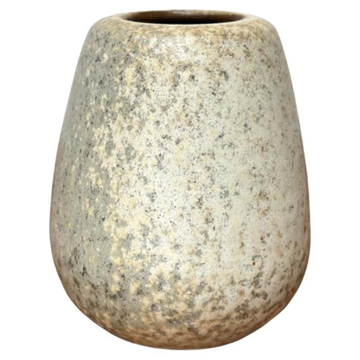 Jarrón minimalista de cerámica Studio Pottery alemana de mediados de siglo, por Paul Eydner, años 60