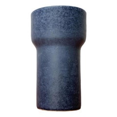 Vaso minimalista di Studio Pottery tedesco di metà secolo di Ernst Loesche, anni '60