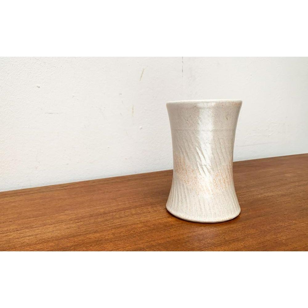 Mid-Century German Studio Pottery Minimalist Vase from Till Sudeck, 1960s For Sale 4