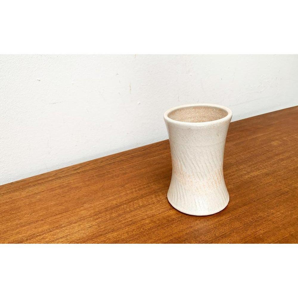 20th Century Mid-Century German Studio Pottery Minimalist Vase from Till Sudeck, 1960s For Sale