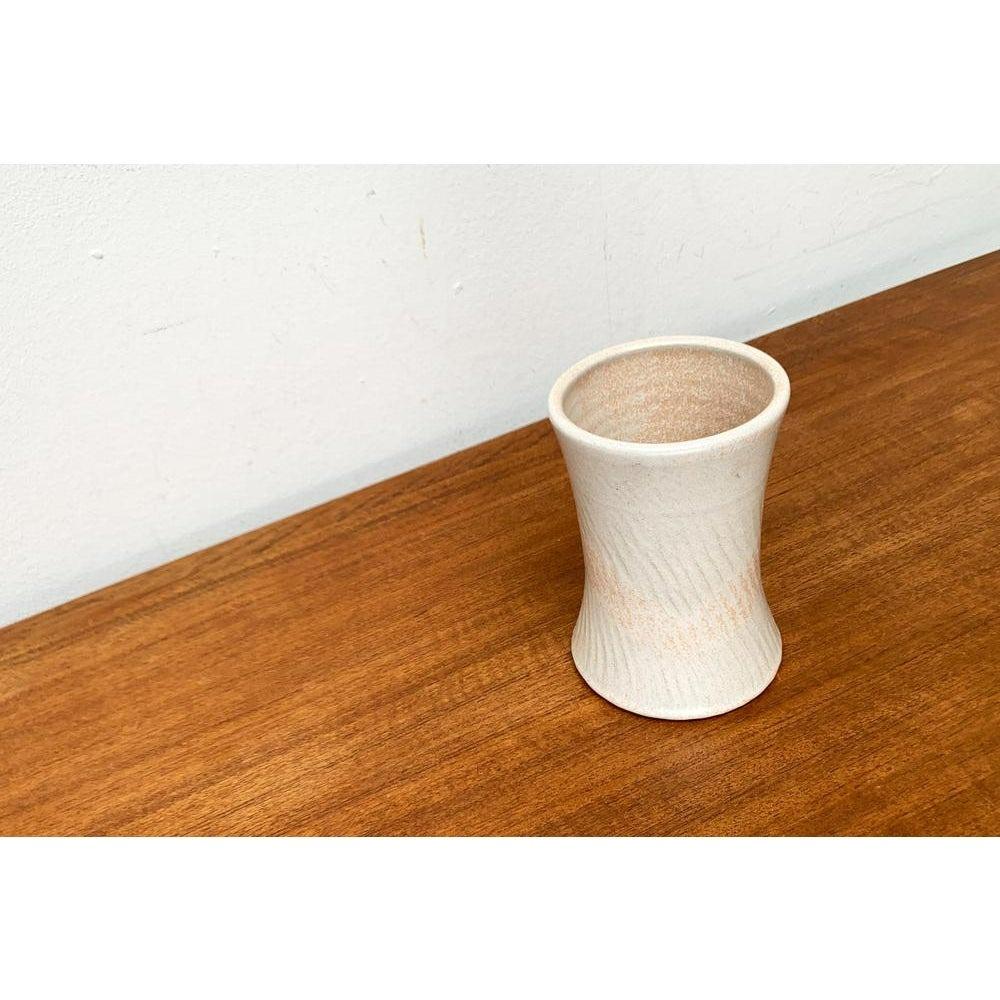 Ceramic Mid-Century German Studio Pottery Minimalist Vase from Till Sudeck, 1960s For Sale