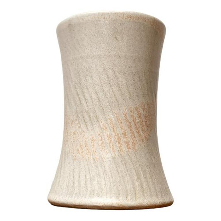 Vaso minimalista di Studio Pottery tedesco di metà secolo di Till Sudeck, anni '60