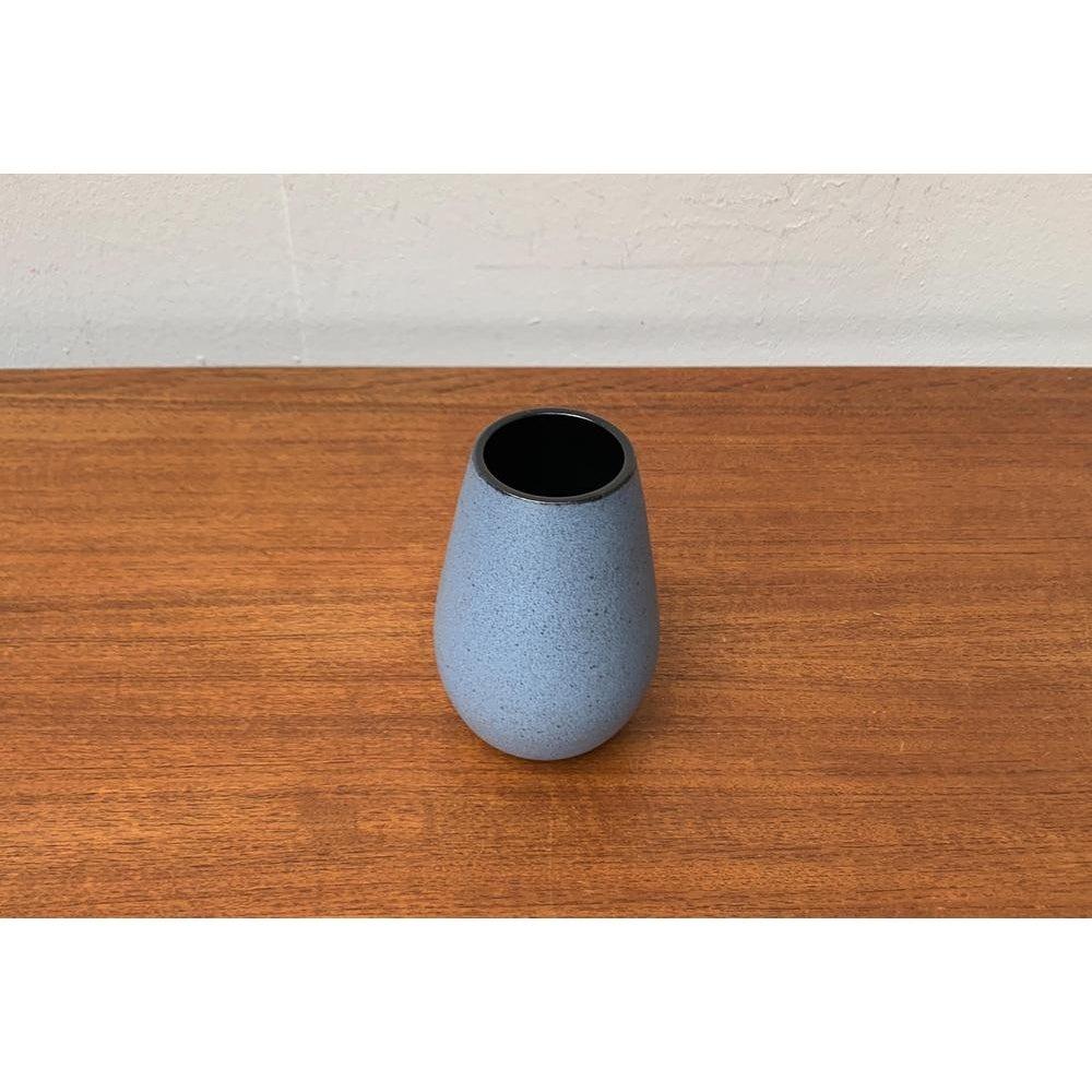 Minimalistische Vase aus deutscher Studio Pottery der Jahrhundertmitte vom Töpferhof Römhild, 1960er Jahre im Angebot 5
