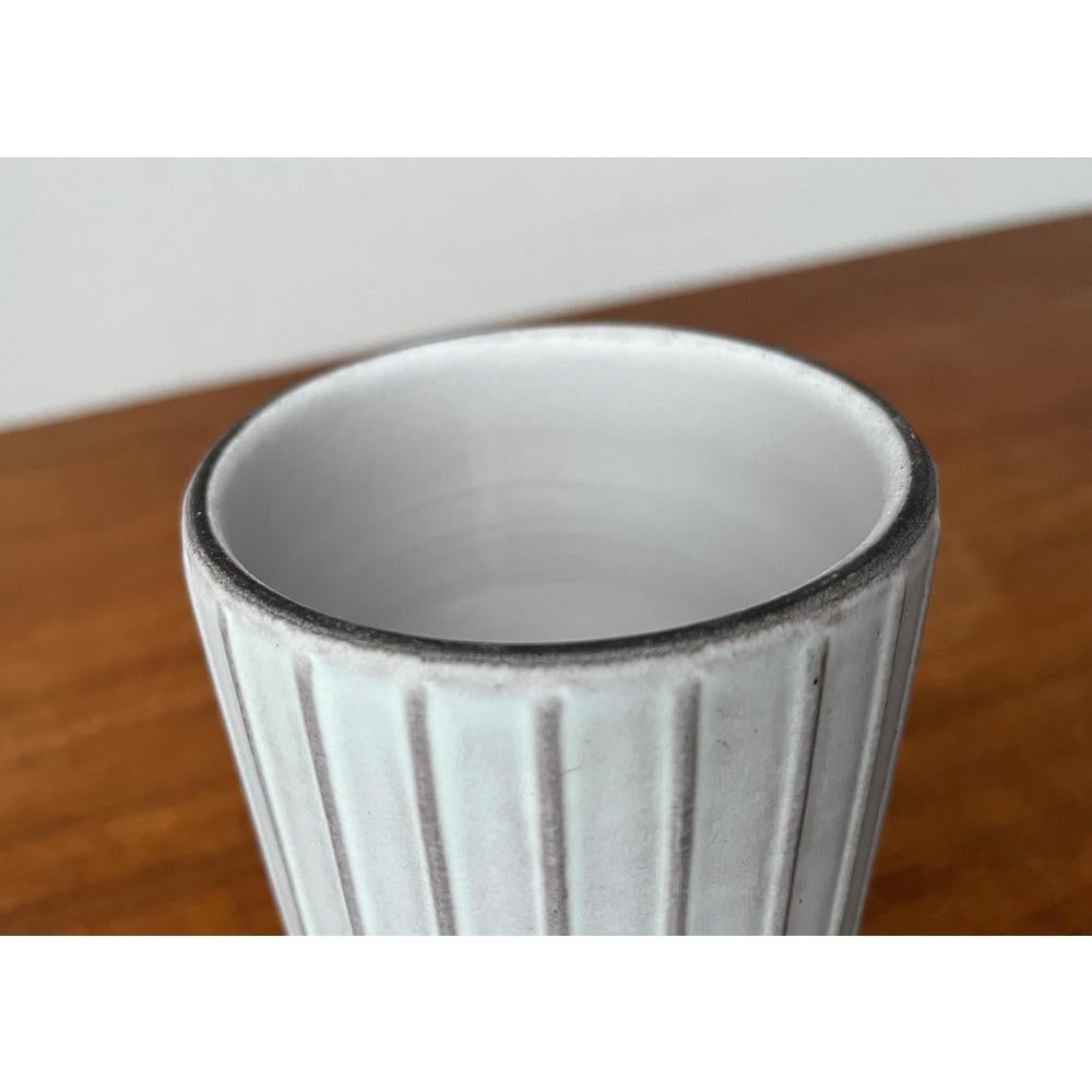 20th Century Mid-Century German Studio Pottery Minimalist Vase from Wächtersbach, 1960s For Sale