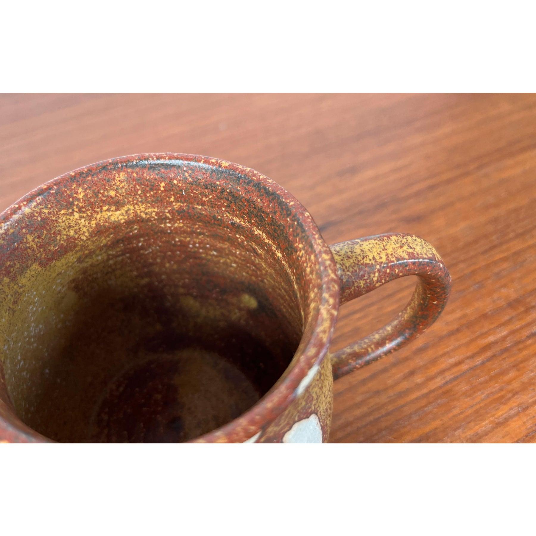 Ceramica Vaso a caraffa piccolo di metà secolo in Studio Pottery tedesco, anni '60 in vendita