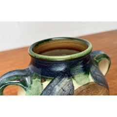 Vase en Studio Pottery allemand du milieu du siècle 1960