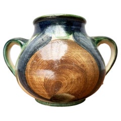Jarrón alemán de mediados de siglo de Studio Pottery Años 60