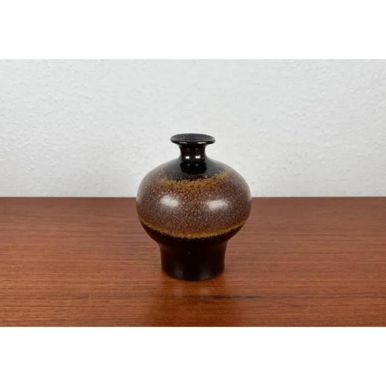 Mid-Century moderno Vaso di Studio Pottery tedesco di metà secolo di Elke and Elmar Kubicek, anni '60 in vendita