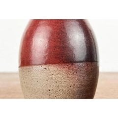 Jarrón de Studio Pottery alemán de mediados de siglo, por Jürgen Riecke, años 60