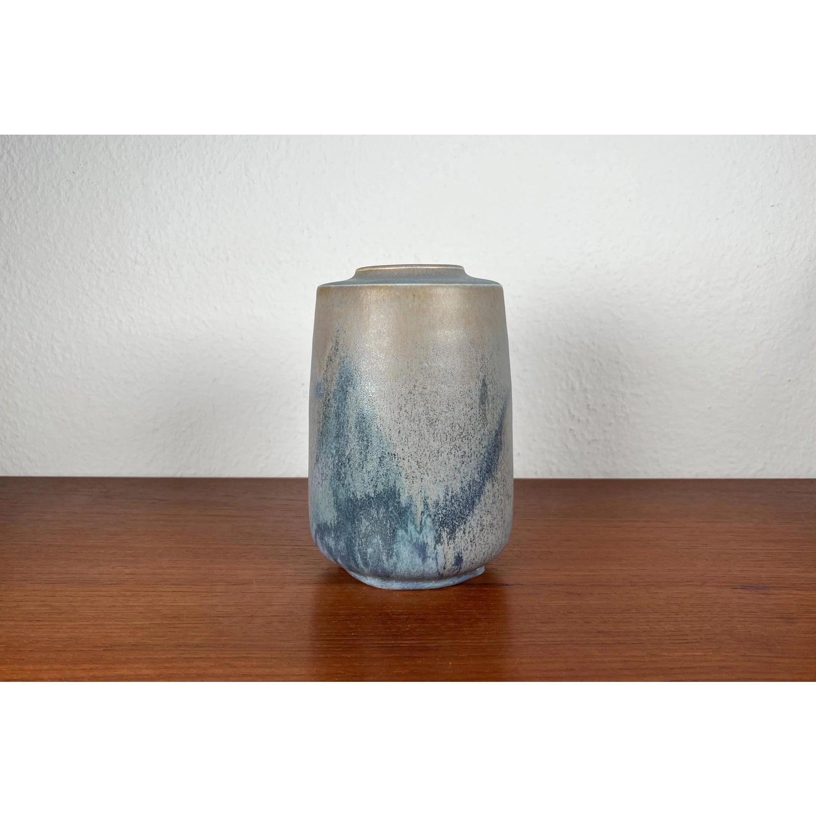 Tedesco Vaso di Studio Pottery tedesco di metà secolo di Karin e Walther Zander, anni '60 in vendita