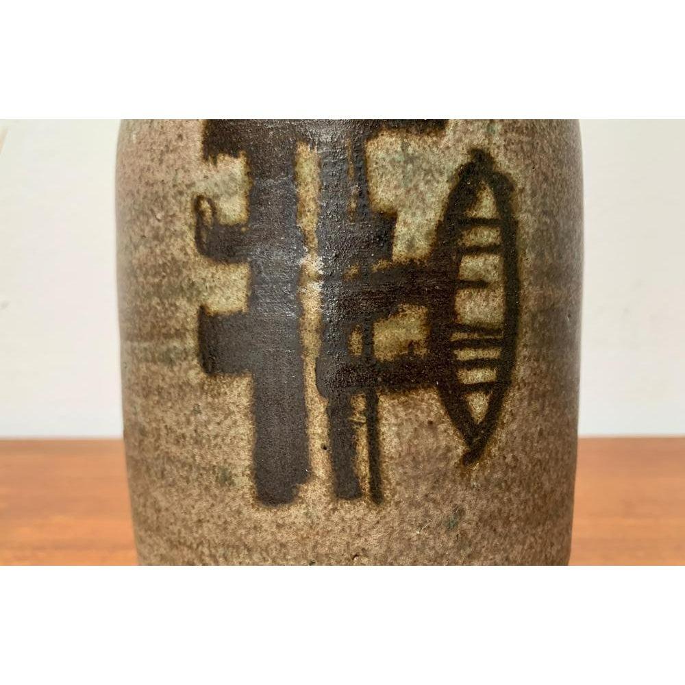 Vaso di Studio Pottery tedesco di metà secolo di Karl Jüttner, Saalfeld, anni '60 in vendita 4