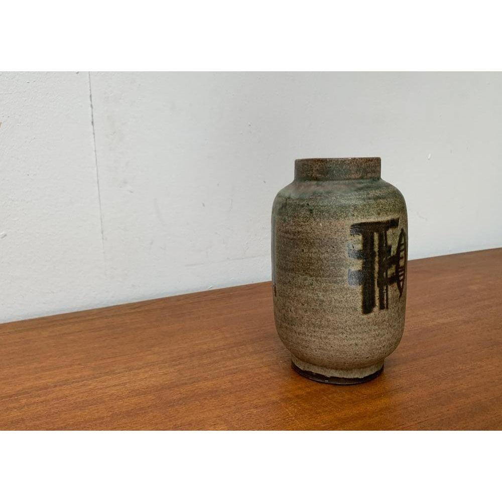 Mid-Century moderno Vaso di Studio Pottery tedesco di metà secolo di Karl Jüttner, Saalfeld, anni '60 in vendita