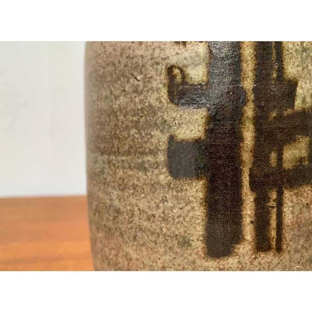 Ceramica Vaso di Studio Pottery tedesco di metà secolo di Karl Jüttner, Saalfeld, anni '60 in vendita