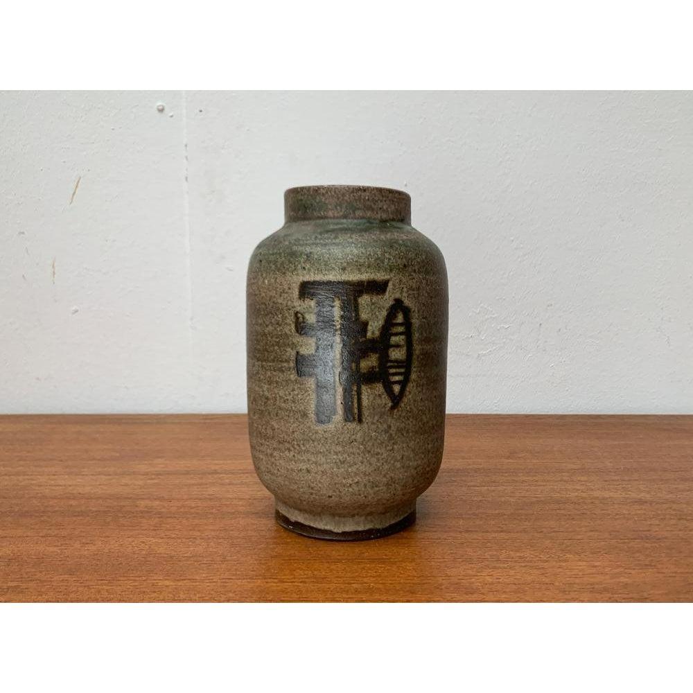 Vaso di Studio Pottery tedesco di metà secolo di Karl Jüttner, Saalfeld, anni '60 in vendita 1