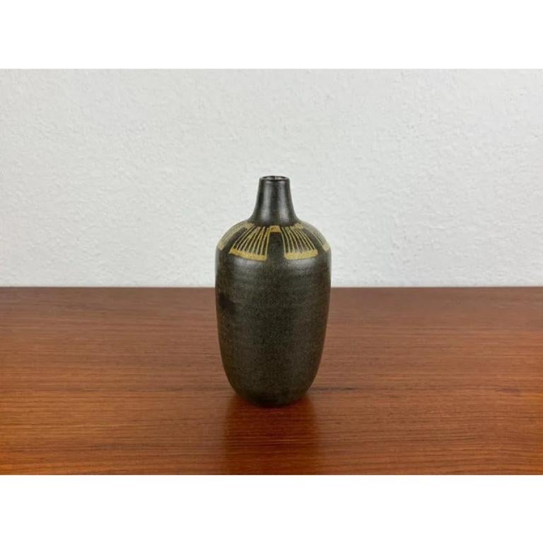 Ceramica Vaso di Studio Pottery tedesco di metà secolo di Luise Duncker, anni '60 in vendita