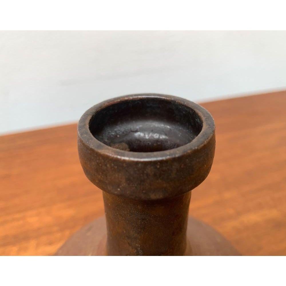 Brutalisme Vase en Studio Pottery allemand du milieu du siècle par Melitta Teubner, années 1960 en vente