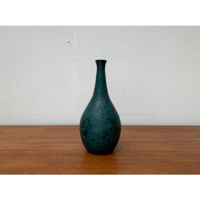 Ceramic Mid-Century German Studio Pottery Vase by Töpferhof Malente, 1960s For Sale