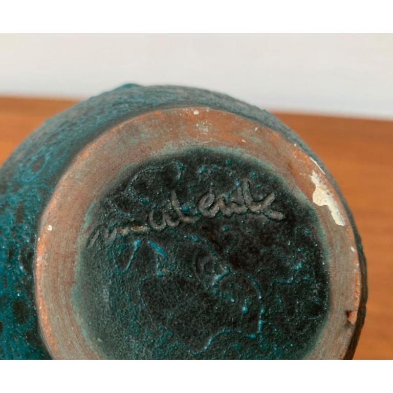 Mid-Century German Studio Pottery Vase by Töpferhof Malente, 1960s For Sale 1
