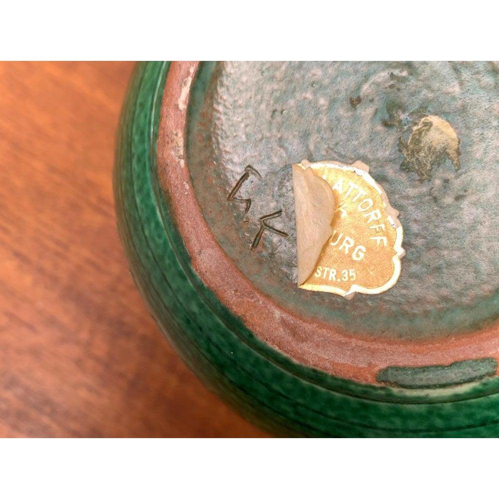 Vaso di Studio Pottery tedesco di metà secolo di Wilhelm Kagel, Partenkirchen, anni '60 in vendita 1