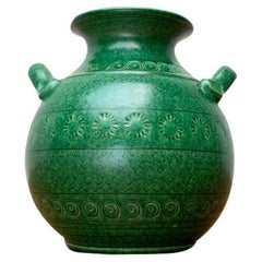 Deutsche Studio-Keramikvase aus der Mitte des Jahrhunderts von Wilhelm Kagel, Partenkirchen, 1960er Jahre