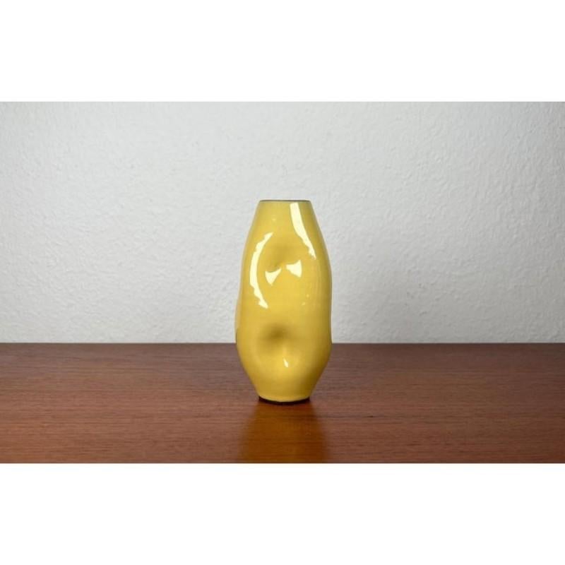 Jarrón de Studio Pottery alemán de mediados de siglo de BKW Böttger Keramik Wandsbek, años 60 en venta 3