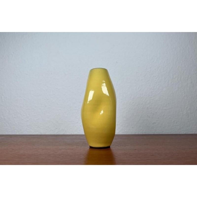 Jarrón de Studio Pottery alemán de mediados de siglo de BKW Böttger Keramik Wandsbek, años 60 en venta 6