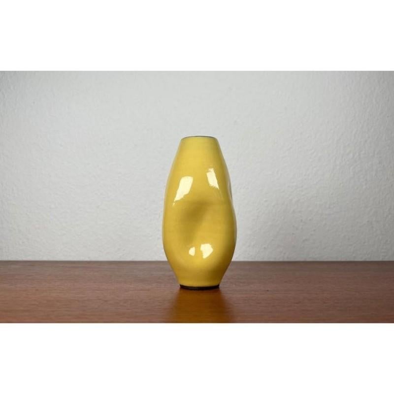 Jarrón de Studio Pottery alemán de mediados de siglo de BKW Böttger Keramik Wandsbek, años 60 en venta 7
