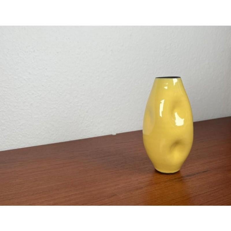 Jarrón de Studio Pottery alemán de mediados de siglo de BKW Böttger Keramik Wandsbek, años 60 Alemán en venta