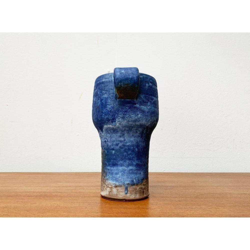 Vaso di Studio Pottery tedesco di metà secolo di Karlsruhe Majolika, anni '60 In condizioni ottime in vendita a Hamburg, DE
