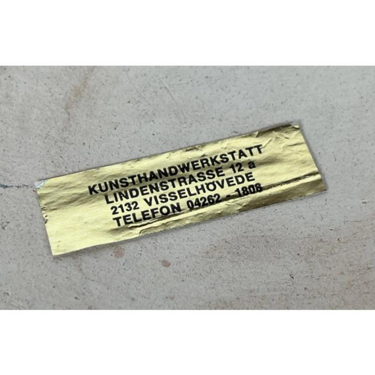 Vaso di Studio Pottery tedesco di metà secolo di Kunsthandwerkstatt, anni '60 in vendita 3