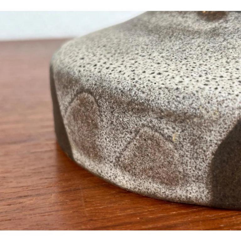 Mid-Century moderno Vaso di Studio Pottery tedesco di metà secolo di Kunsthandwerkstatt, anni '60 in vendita