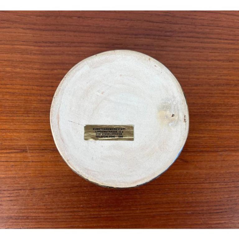 Vaso di Studio Pottery tedesco di metà secolo di Kunsthandwerkstatt, anni '60 in vendita 2
