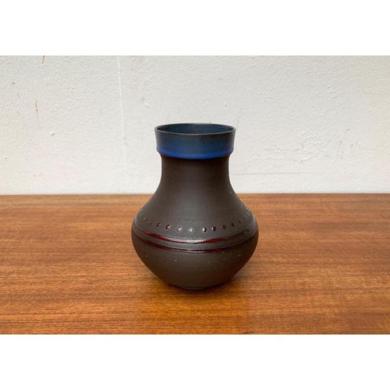 Mid-Century German Studio Pottery Vase from Pottery Bücking Börnsen, 1960s For Sale 5