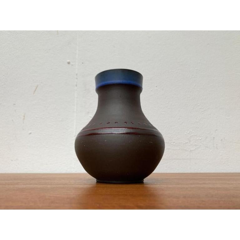 Mid-Century German Studio Pottery Vase from Pottery Bücking Börnsen, 1960s For Sale 6