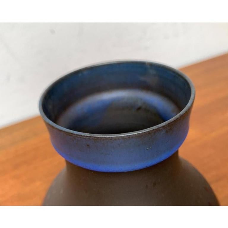 Mid-Century Modern Mid-Century German Studio Pottery Vase from Pottery Bücking Börnsen, 1960s For Sale