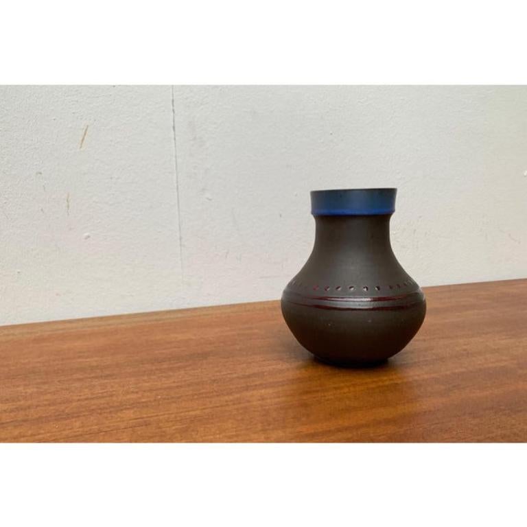 Mid-Century German Studio Pottery Vase from Pottery Bücking Börnsen, 1960s For Sale 1