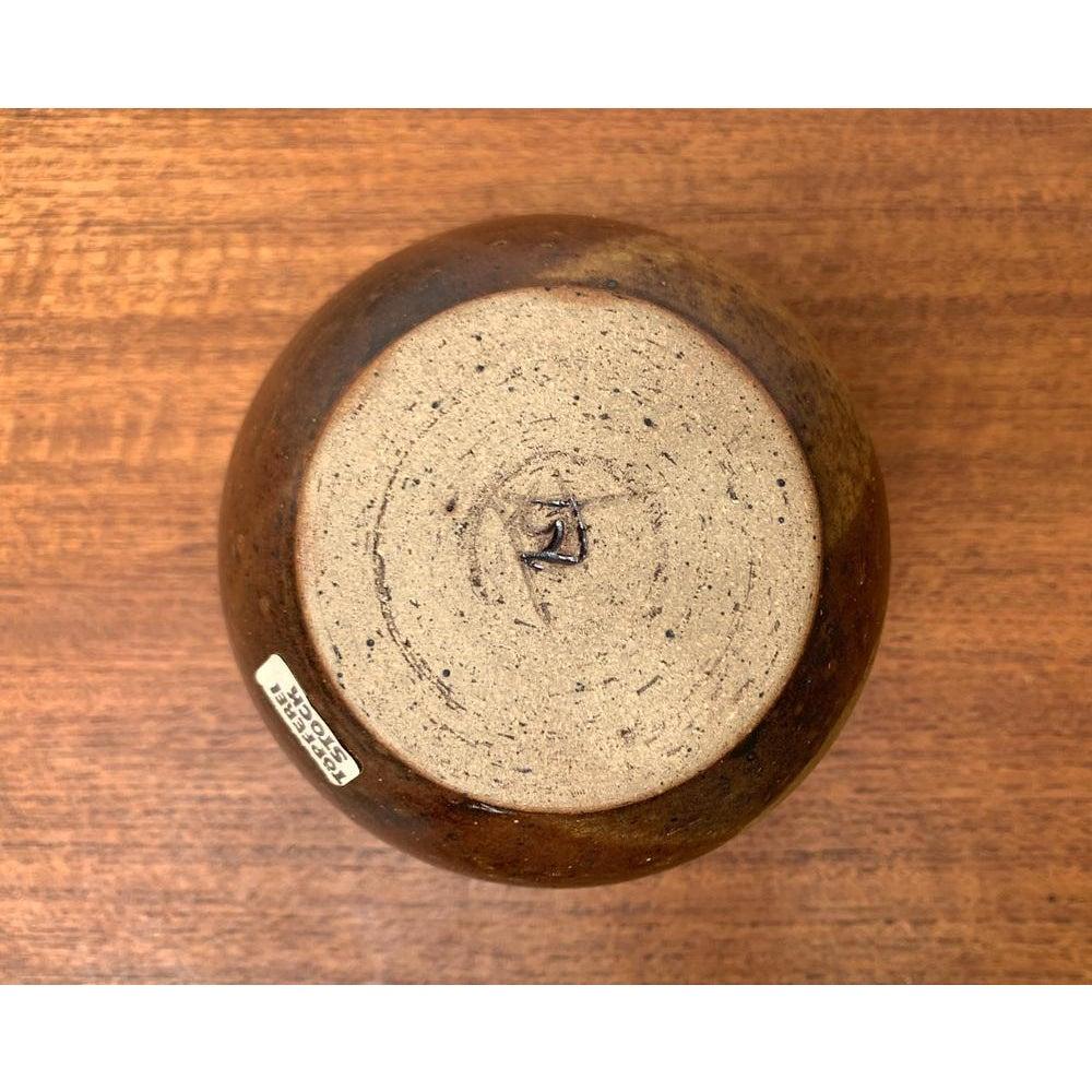 XX secolo Vaso di Studio Pottery tedesco di metà secolo di Töpferei Stock, anni '60 in vendita