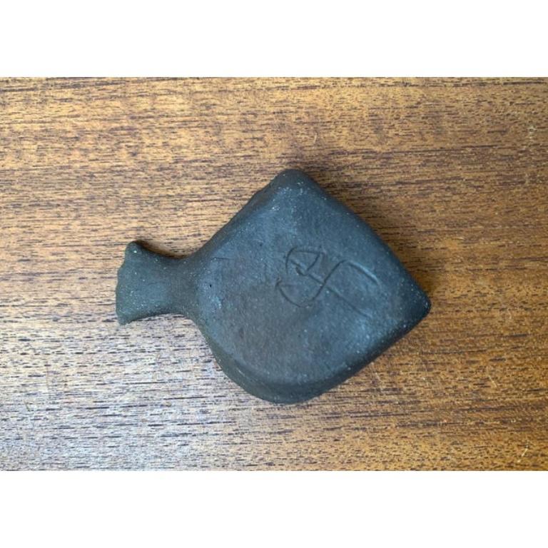 Mid-Century German Studio Pottery Wall Plaque with Fish Design, 1960s For Sale 2