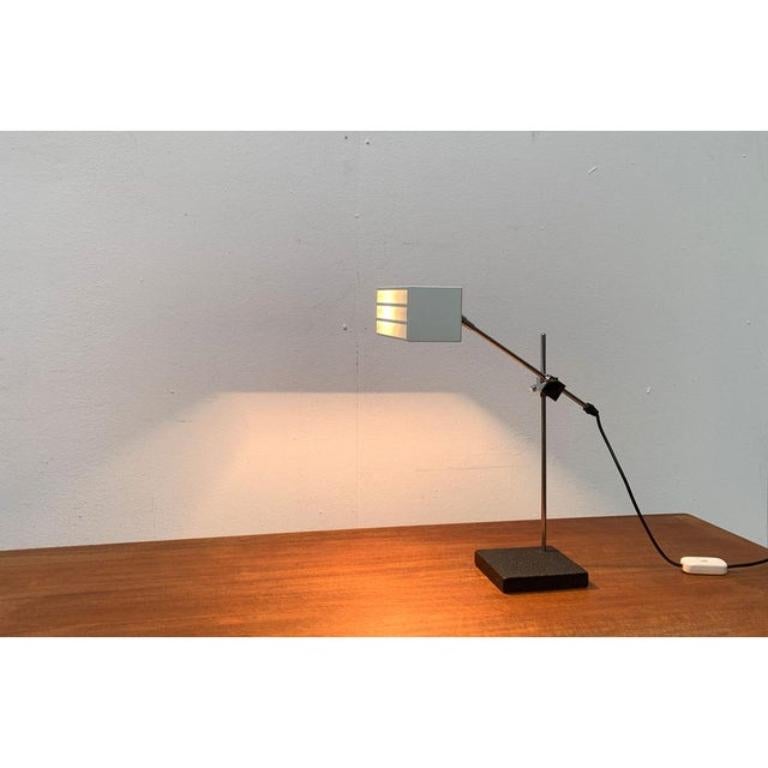 Lampe de table flamingo suisse du milieu du siècle dernier de Max Bietenholz, années 1960 en vente 4