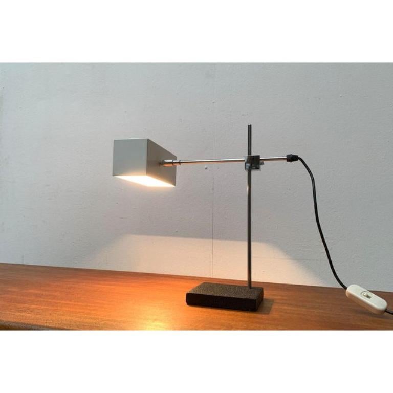 Mid-Century Modern Lampe de table flamingo suisse du milieu du siècle dernier de Max Bietenholz, années 1960 en vente