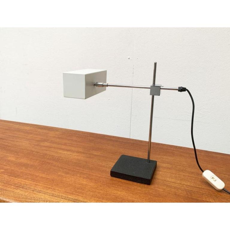 Lampe de table flamingo suisse du milieu du siècle dernier de Max Bietenholz, années 1960 en vente 1