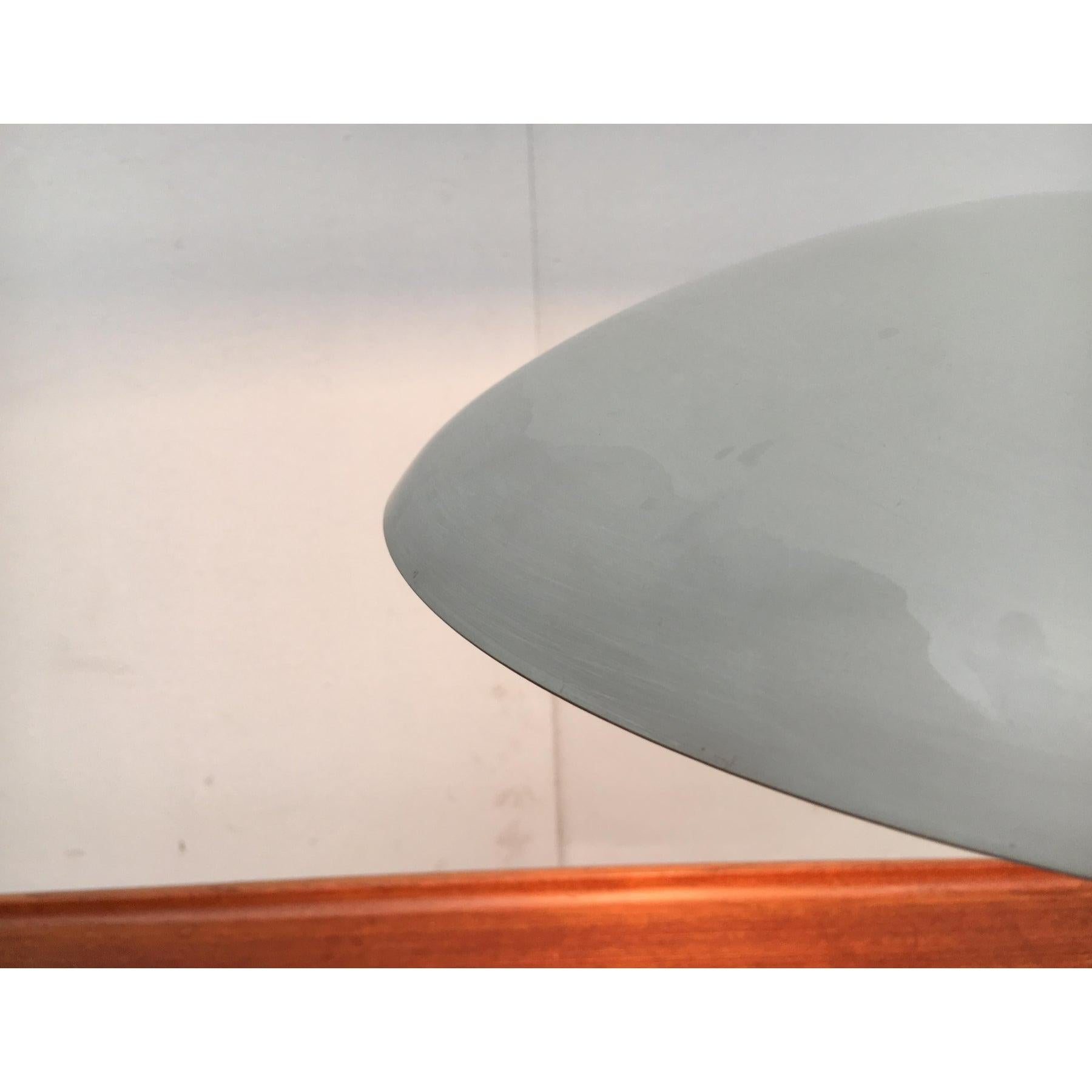 Lámpara de mesa alemana de mediados de siglo de Cosack Metal en venta