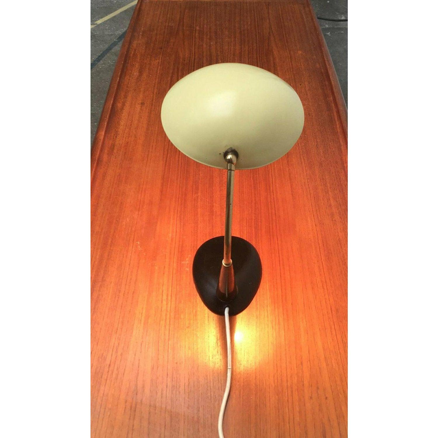 Lampada da tavolo tedesca di metà secolo in metallo di Cosack, anni '60 in vendita 3