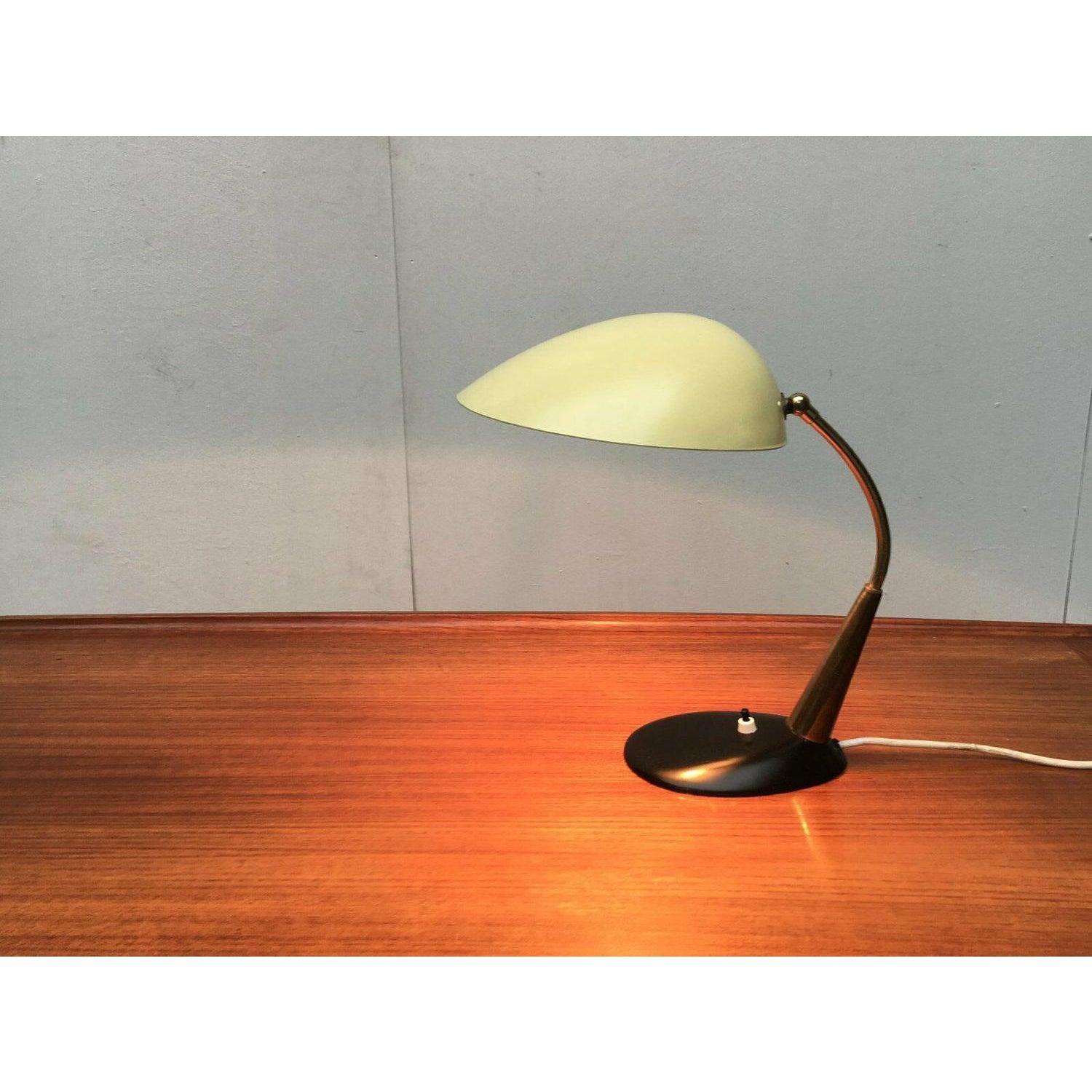 XX secolo Lampada da tavolo tedesca di metà secolo in metallo di Cosack, anni '60 in vendita