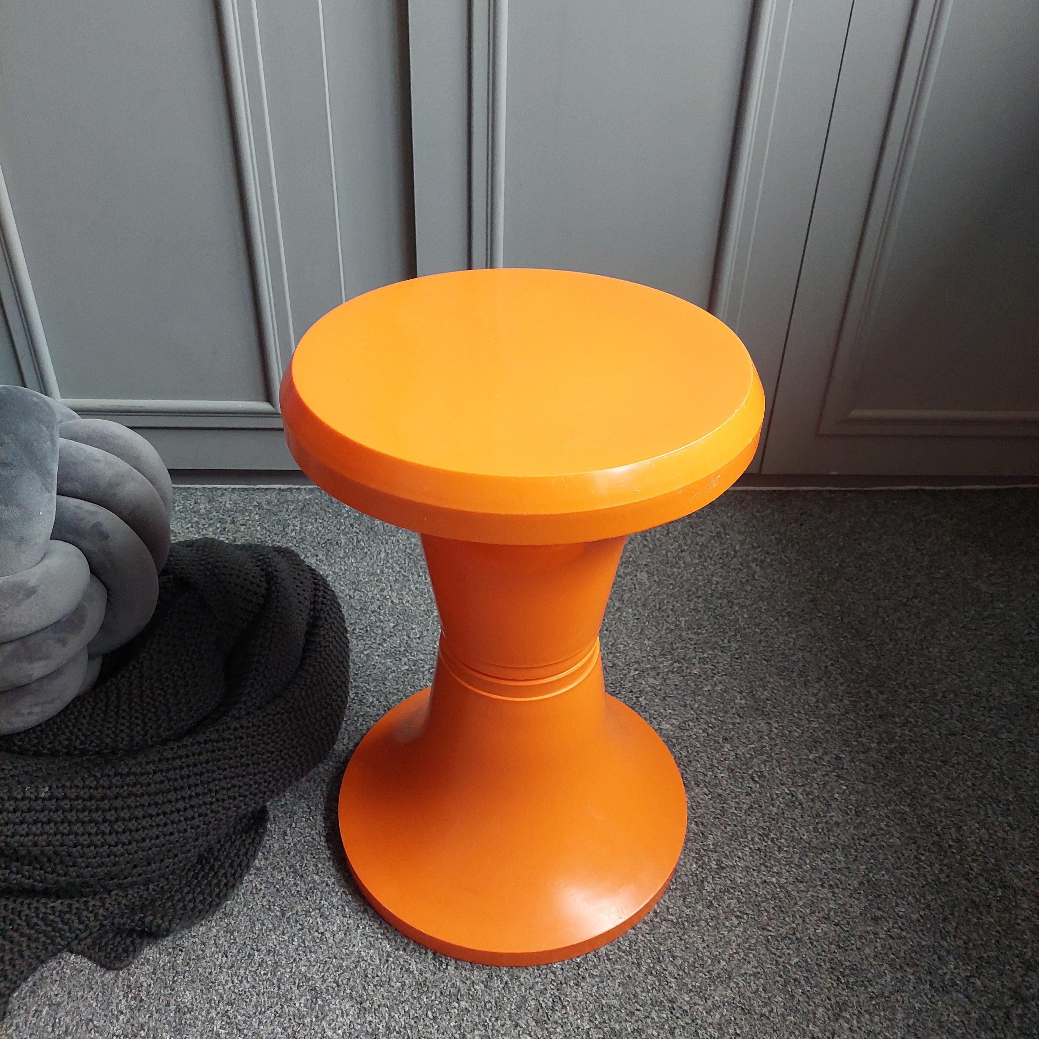 20th Century Mid Century German Tam Tam Style Stool Pop Art Space Age Vintage, 1960s 70s