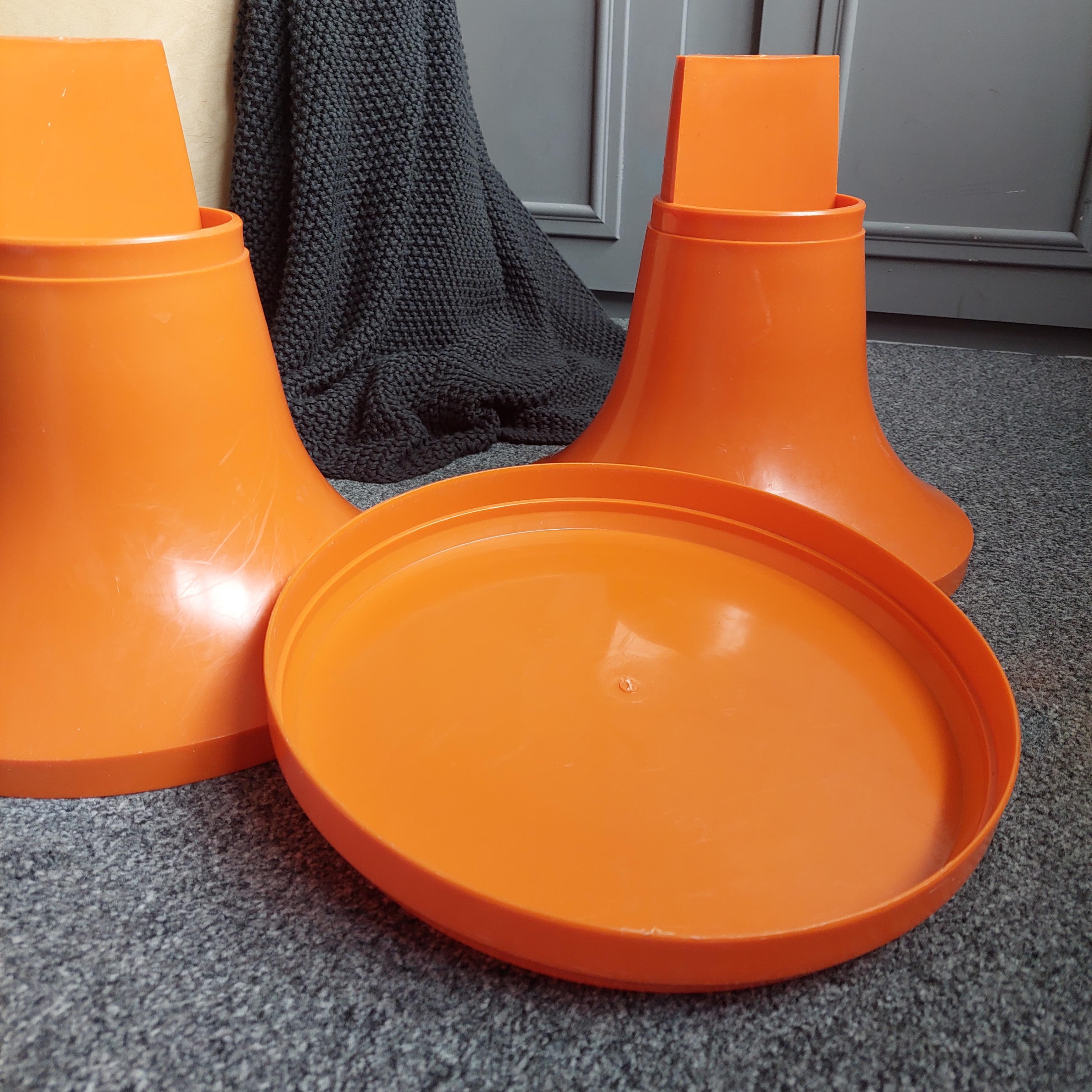 Mid Century German Tam Tam Style Stool Pop Art Space Age Vintage, 1960s 70s 2